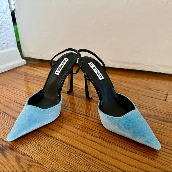 Steve Madden Drew Velvet Slingback - Picture 2 of 5